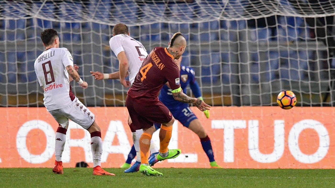 Le pagelle di Roma-Torino 4-1: Dzeko super, Nainggolan insostituibile