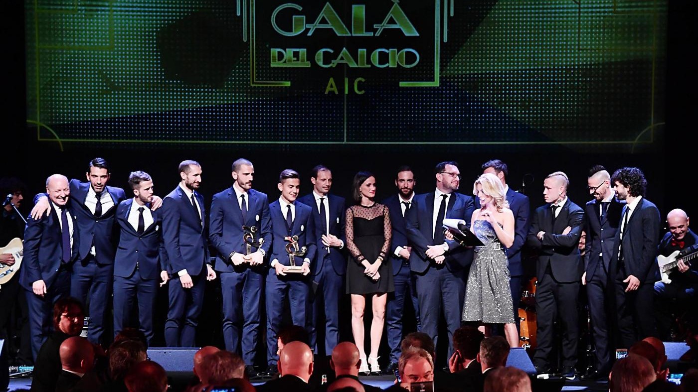 FOTO La Juve fa scorpacciata di premi al Galà del calcio 2017