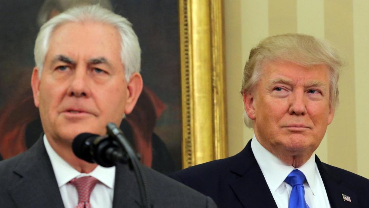 FOTO Trump presenta il nuovo segretario di Stato Rex Tillerson