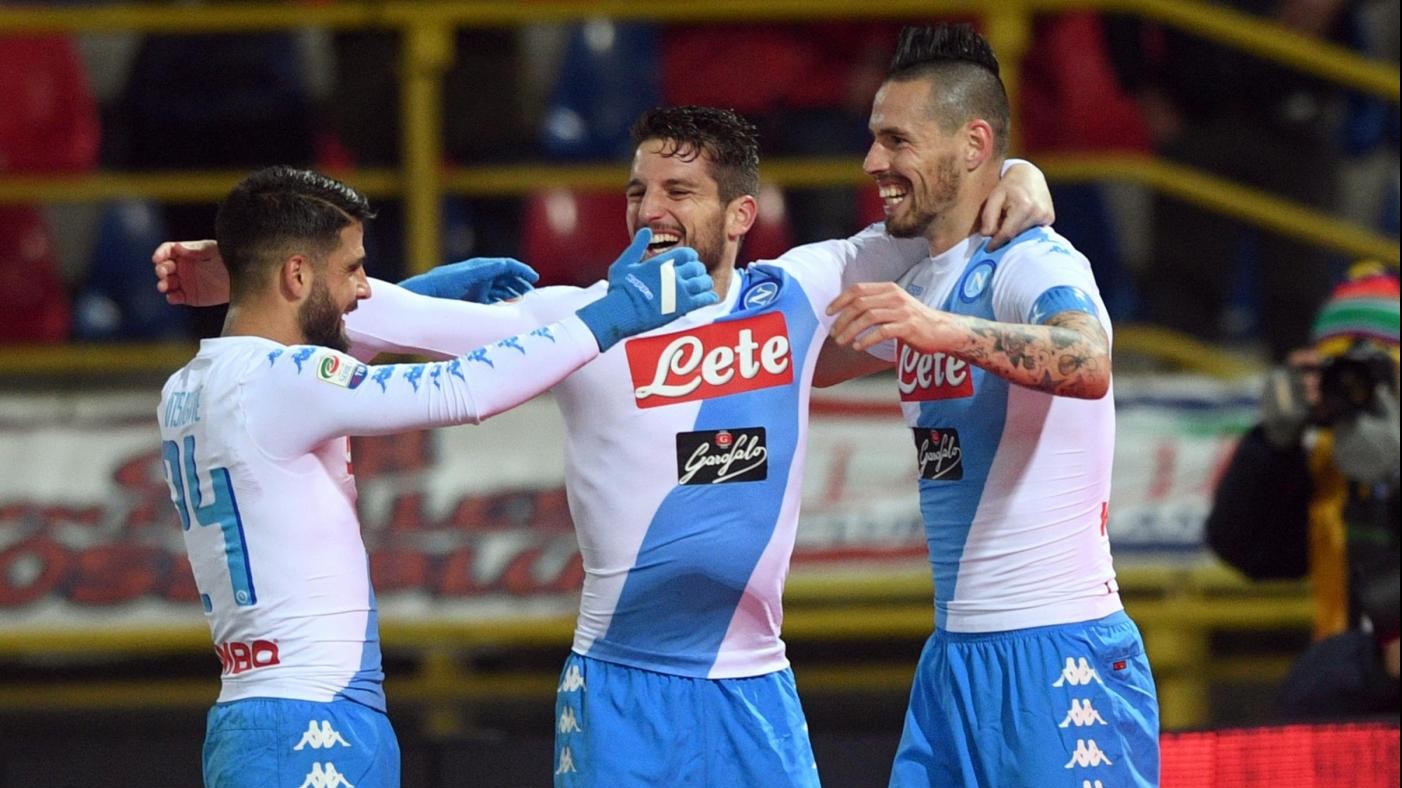 FOTO Serie A, un Napoli dilagante supera il Bologna 7-1