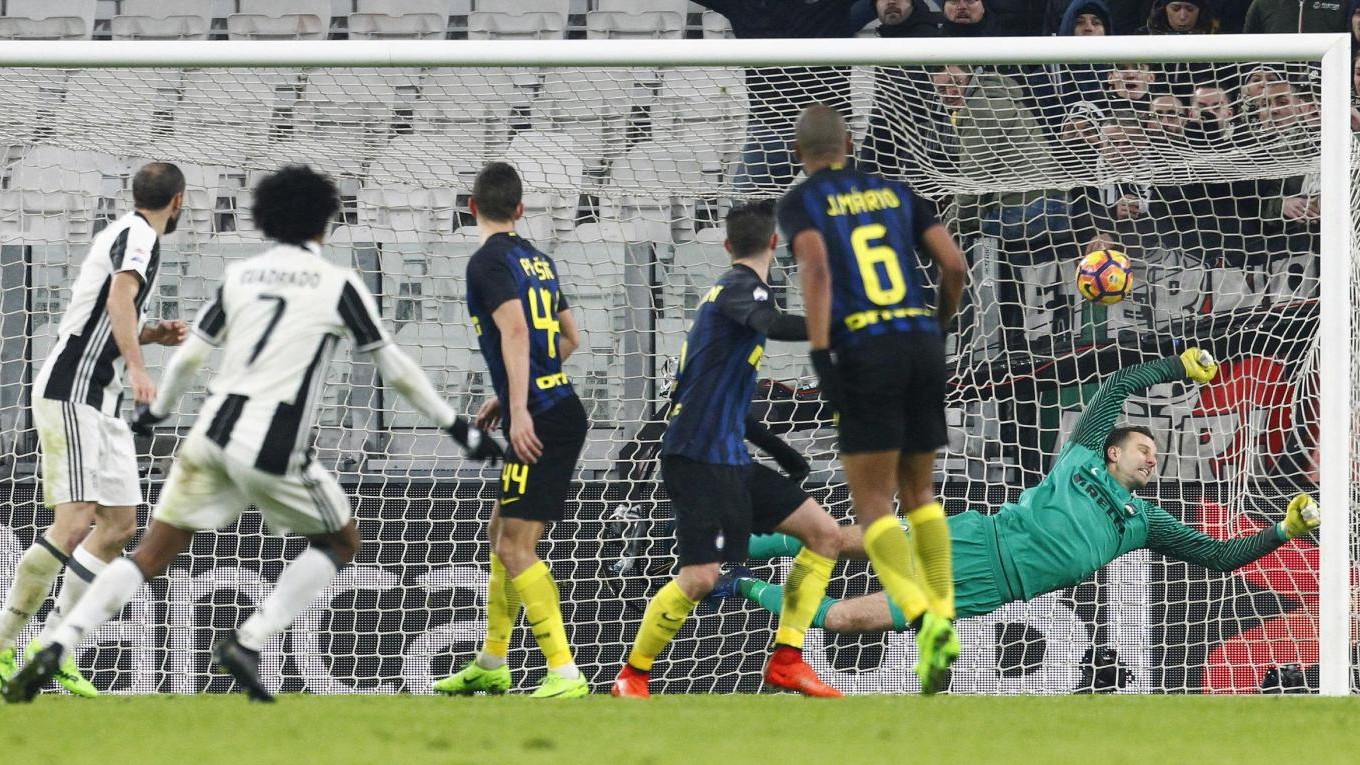 FOTO La Juve batte l’Inter grazie a una magia di Cuadrado