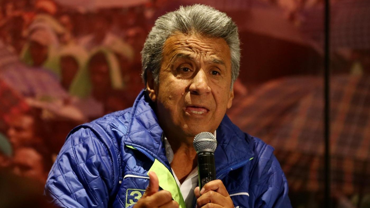 Presidenziali in Ecuador verso il ballottaggio, Moreno non supera 40%
