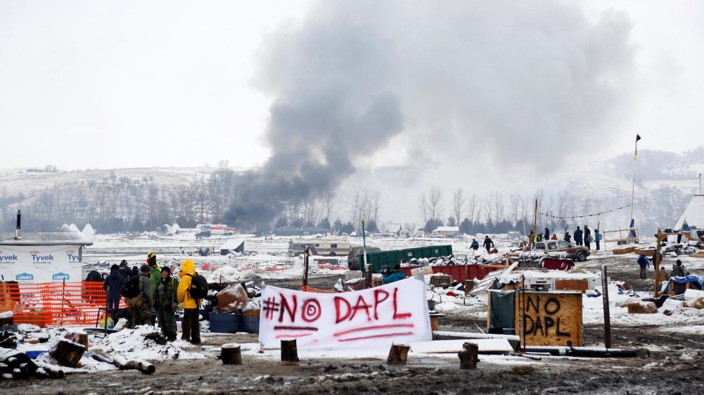 Sgomberato campo contro oleodotto Dakota Access: 10 arresti