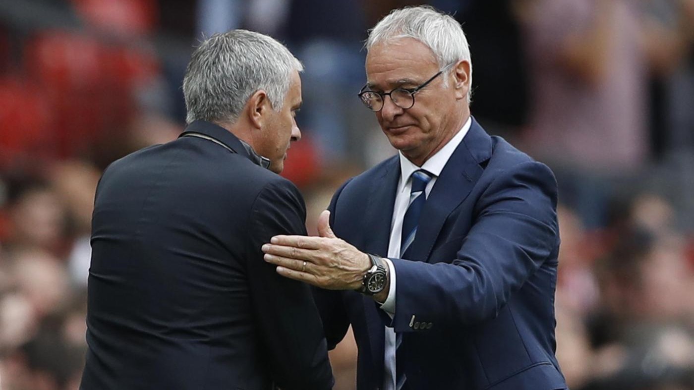 Mourinho: Il Leicester dovrebbe intitolare lo stadio a Ranieri