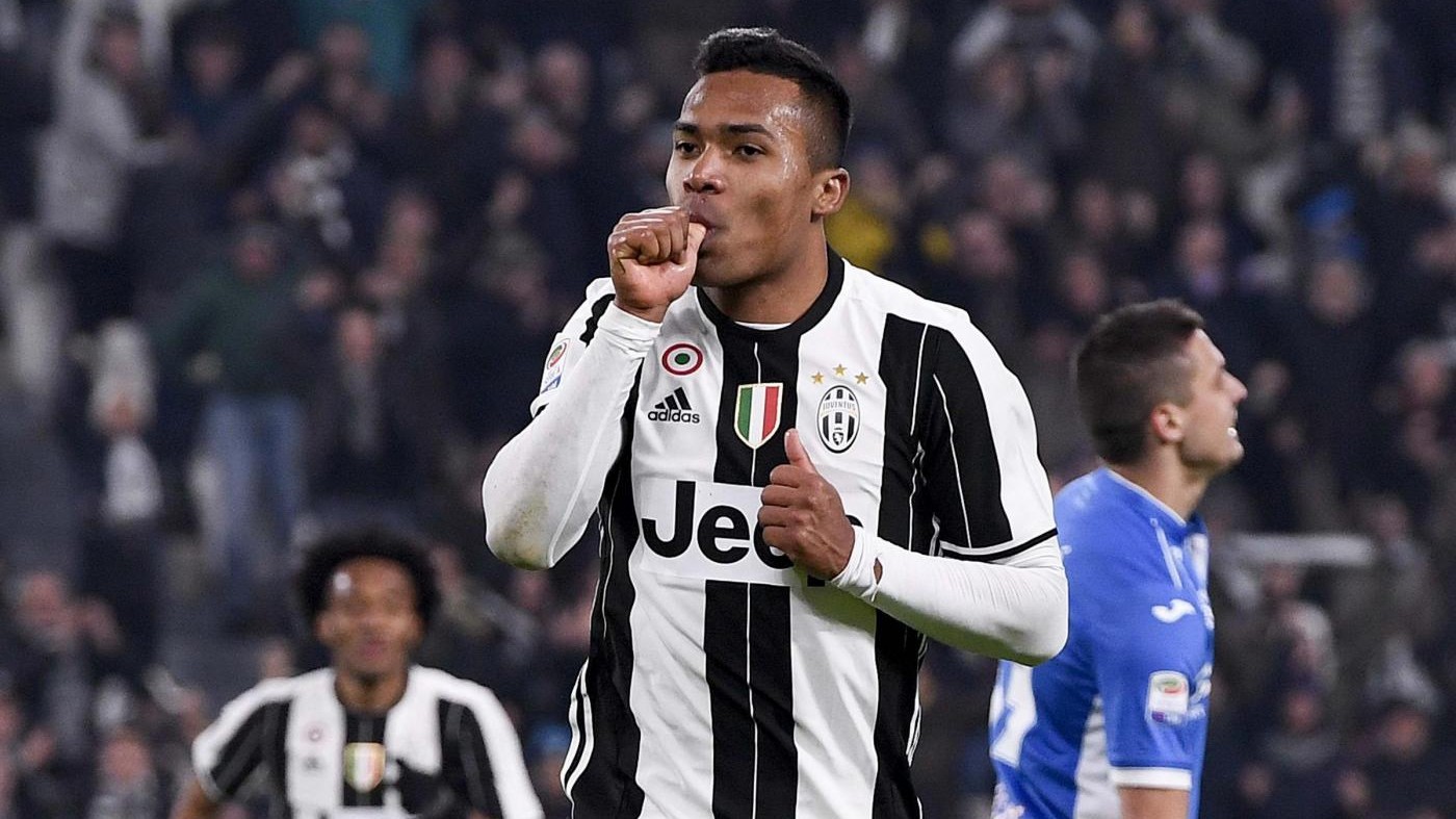 Juventus-Empoli 2-0: chiude gran gol di Alex Sandro