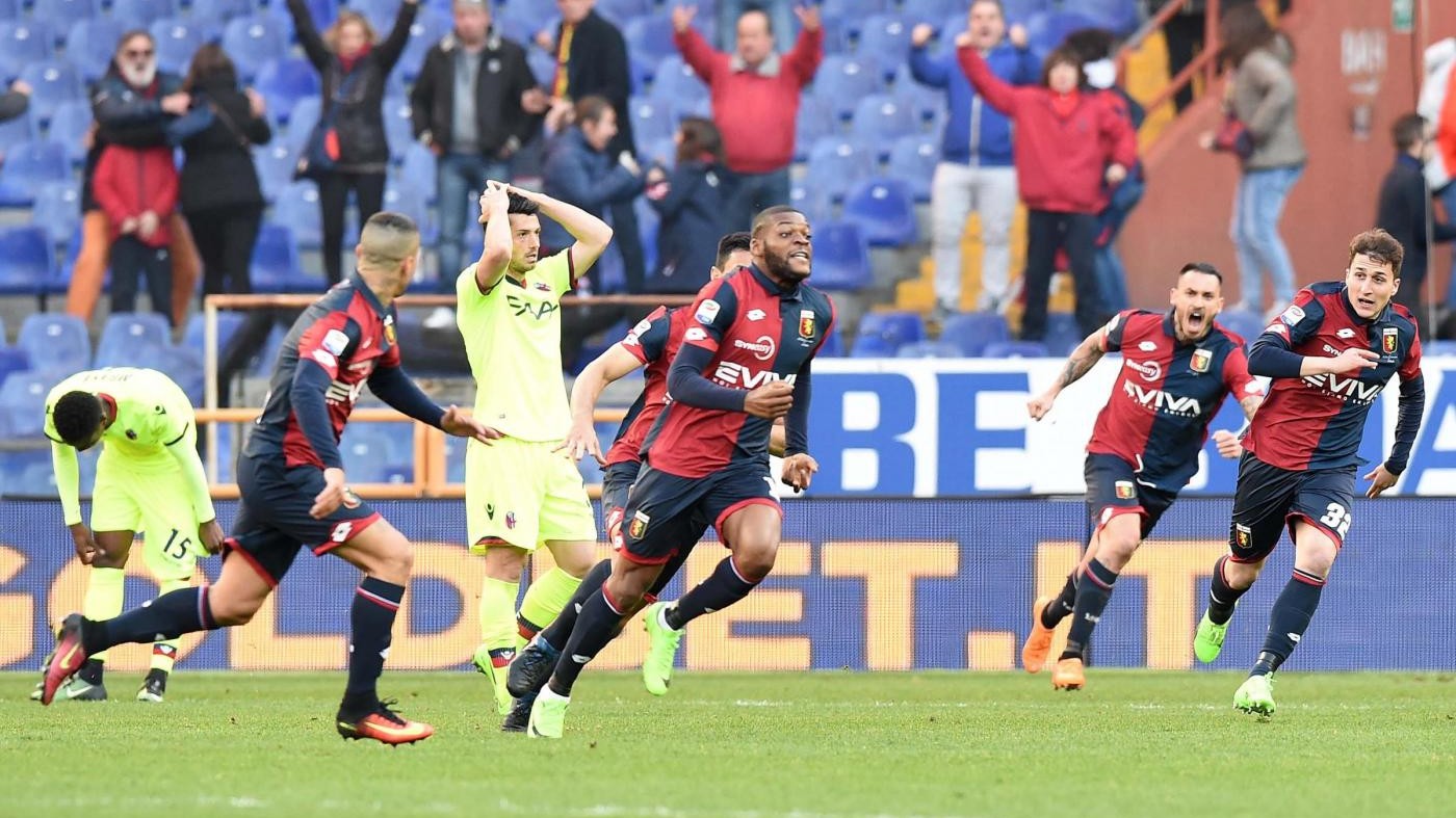 Il Genoa riprende il Bologna nel finale: primo punto Mandorlini