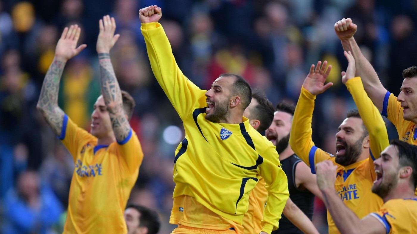 FOTO Serie B, Frosinone-Verona 1-0: decide rigore Ciofani
