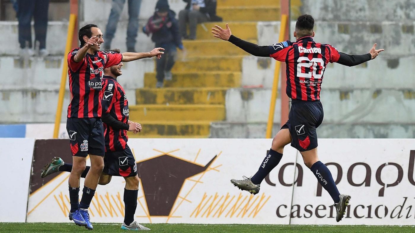 FOTO Lega Pro, Casertana vince 1-0 contro Virtus Francavilla
