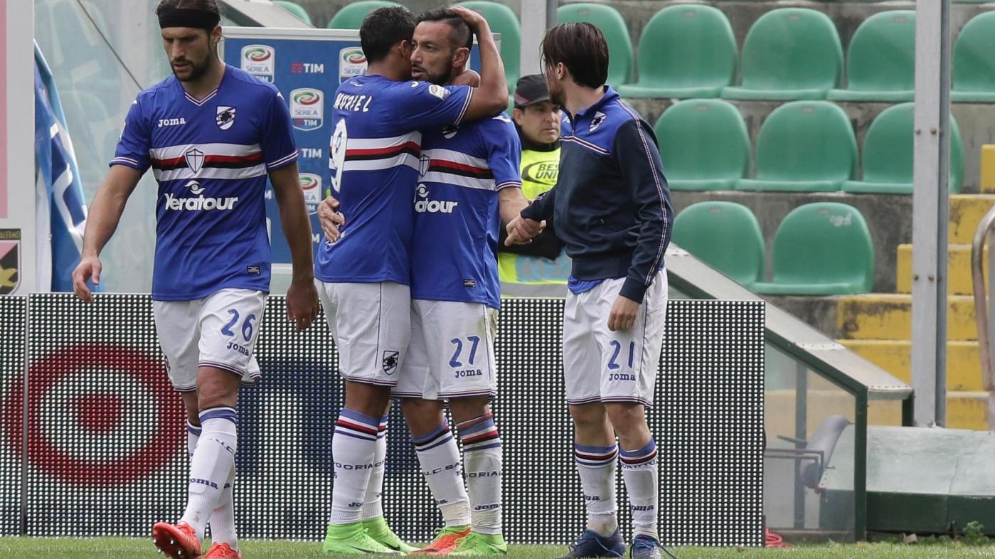 FOTO Serie A, la Samp evita al 90′ la sconfitta col Palermo