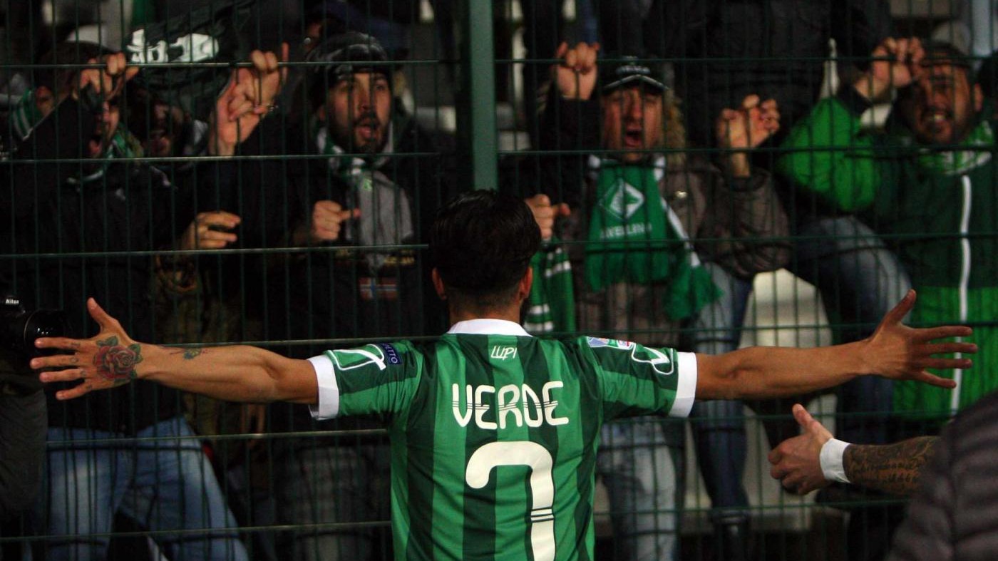 FOTO Serie B, la Pro Vercelli pareggia con l’Avellino in extremis