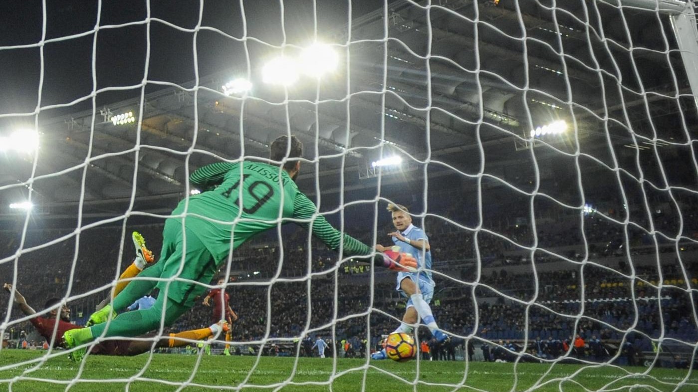 FOTO Coppa Italia, Lazio-Roma 2-0: andata ai biancocelesti