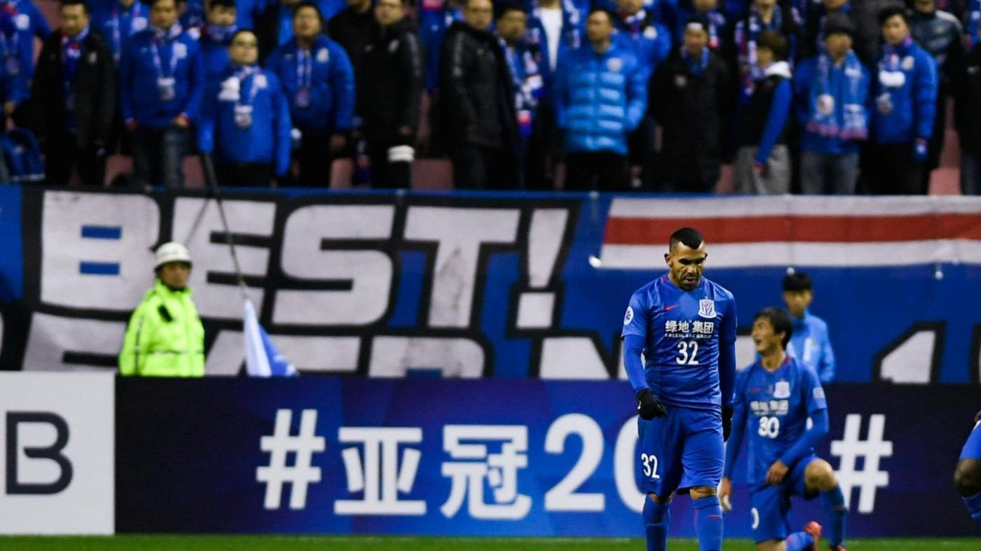 Cina: Shanghai Shenhua, esordio con gol per Tevez