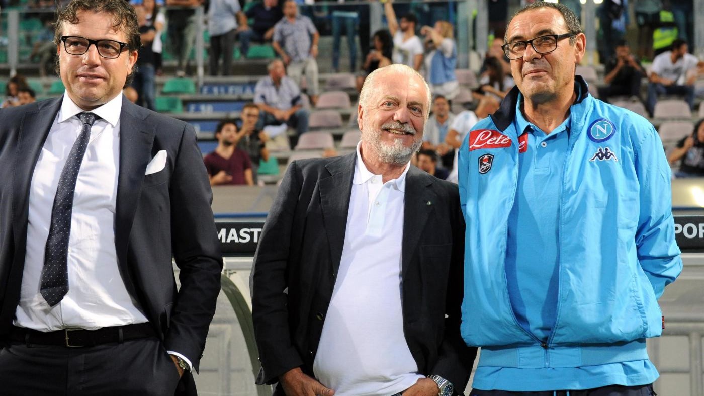 Sarri: Incontro con De Laurentiis? Abbiamo parlato di cinema