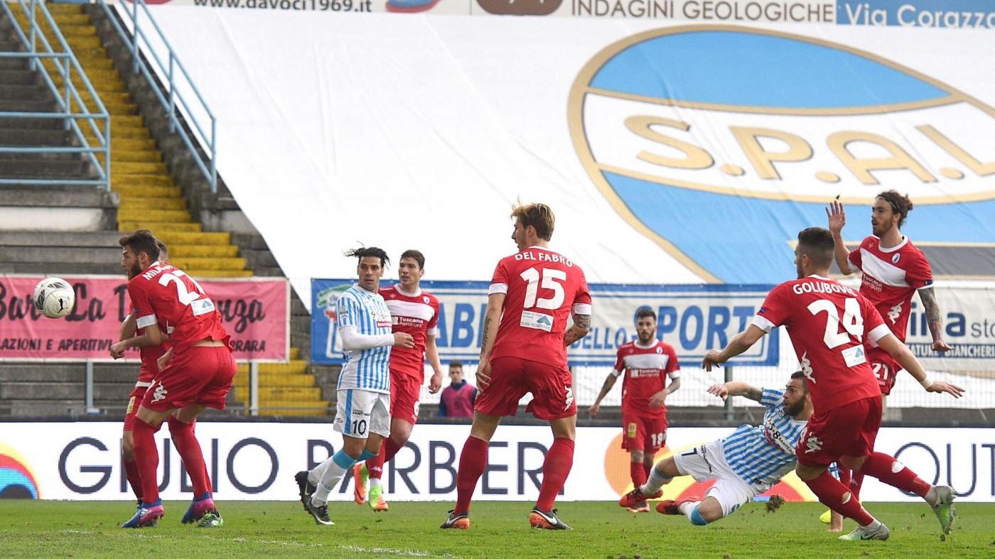 FOTO Serie B: Spal-Pisa 1-1, ferraresi in testa