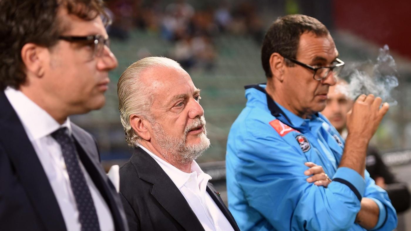 De Laurentiis: Nessun caso Sarri, è un grande allenatore