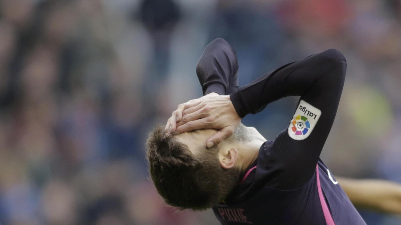 Pique dopo ko Barcellona: Lo sport è così, non siamo macchine