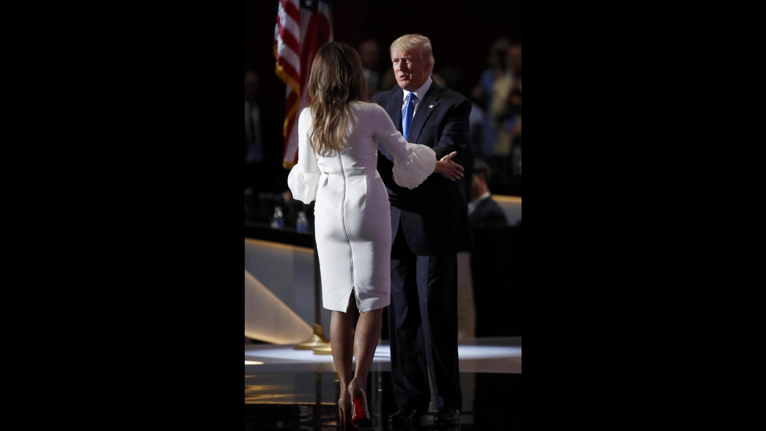 FOTO Usa, Donald Trump lascia la scena alla moglie Melania