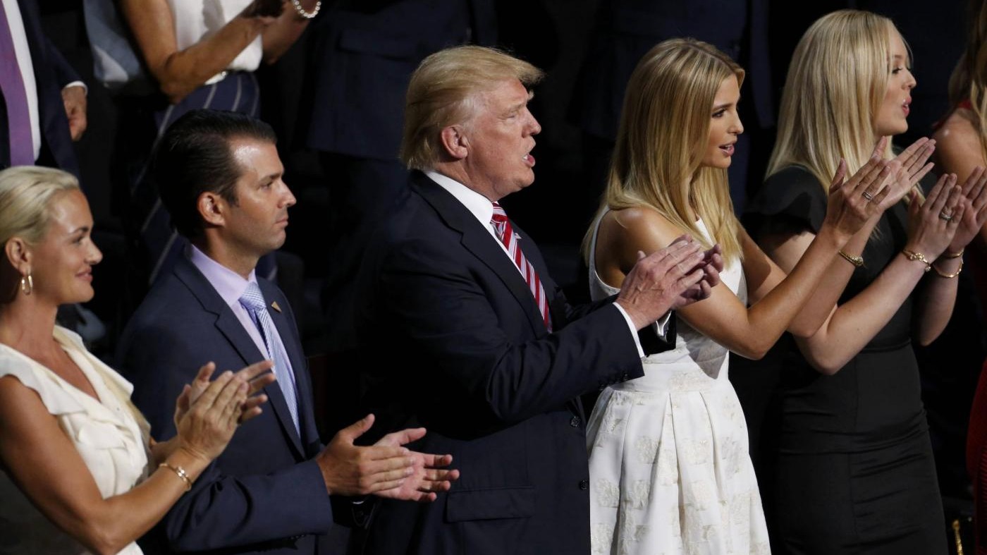 FOTO La famiglia Trump alla convention di Cleveland