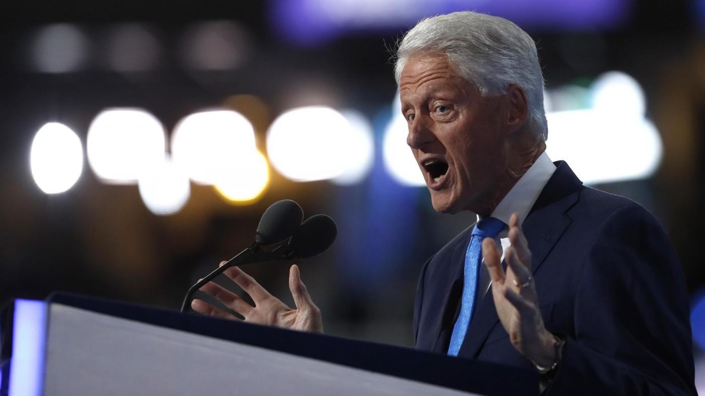 FOTO L’intervento di Bill Clinton alla convention democratica