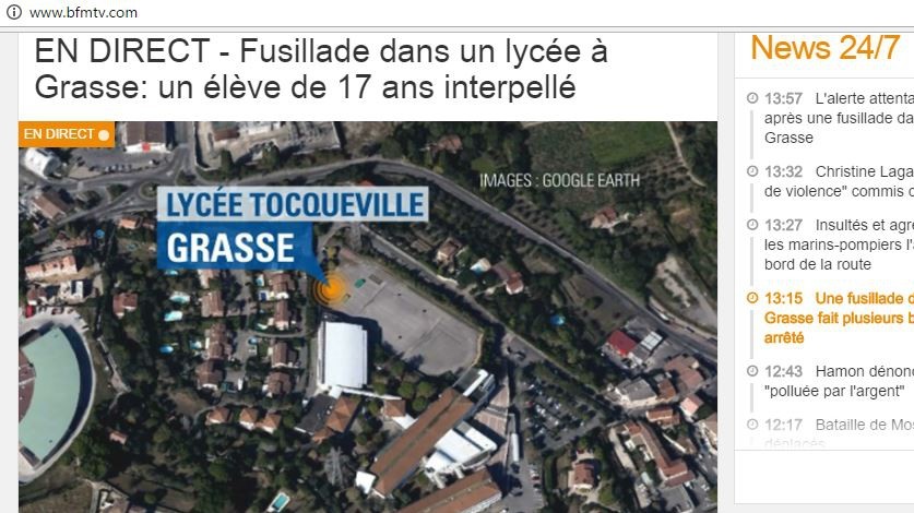 Francia, ministero dell’Interno: Otto feriti in sparatoria Grasse