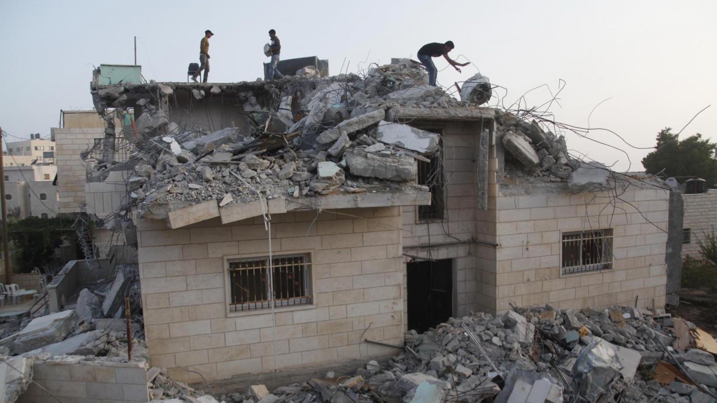 FOTO Casa demolita dall’esercito israeliano a Hebron