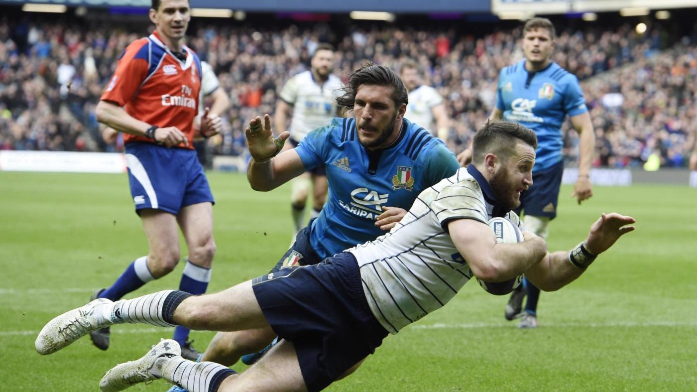 Rugby, Sei Nazioni, l’Italia perde male in Scozia 29-0