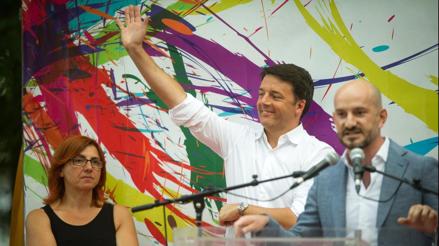 FOTO Matteo Renzi alla Festa dell’Unità nel modenese
