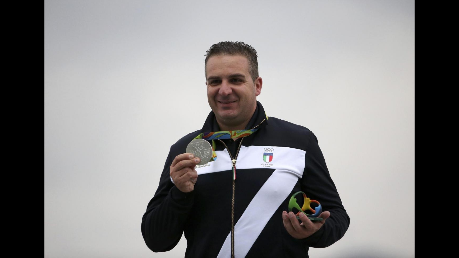 FOTO Rio, Innocenti argento nel tiro a volo: decima medaglia Italia