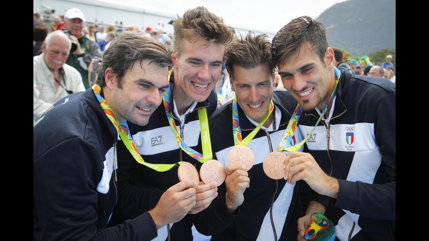 Rio 2016, Canottaggio: Italia bronzo nel 4 senza