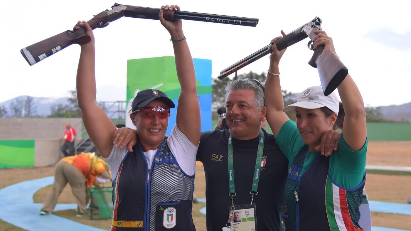 Rio 2016, tiro: oro e argento nello skeet con Bacosi e Cainero