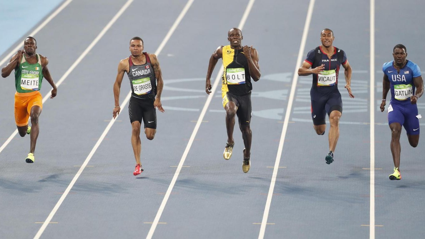 FOTO Usain Bolt re dei 100 metri per la terza volta