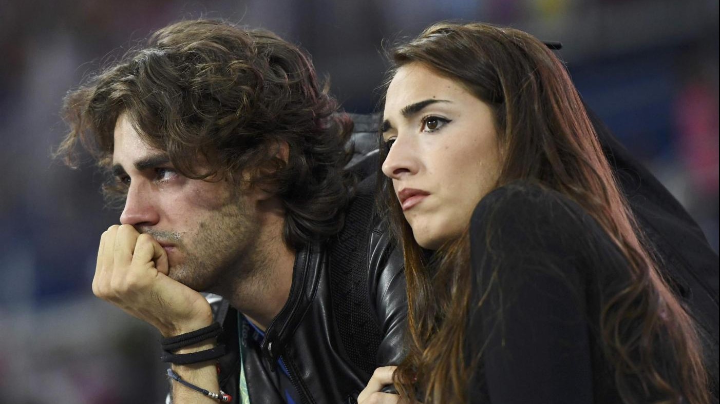 FOTO Rio, Tamberi assiste in tribuna alle gare di salto in alto