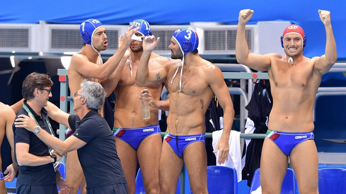 FOTO Rio 2016, Settebello travolge la Grecia e vola in semifinale