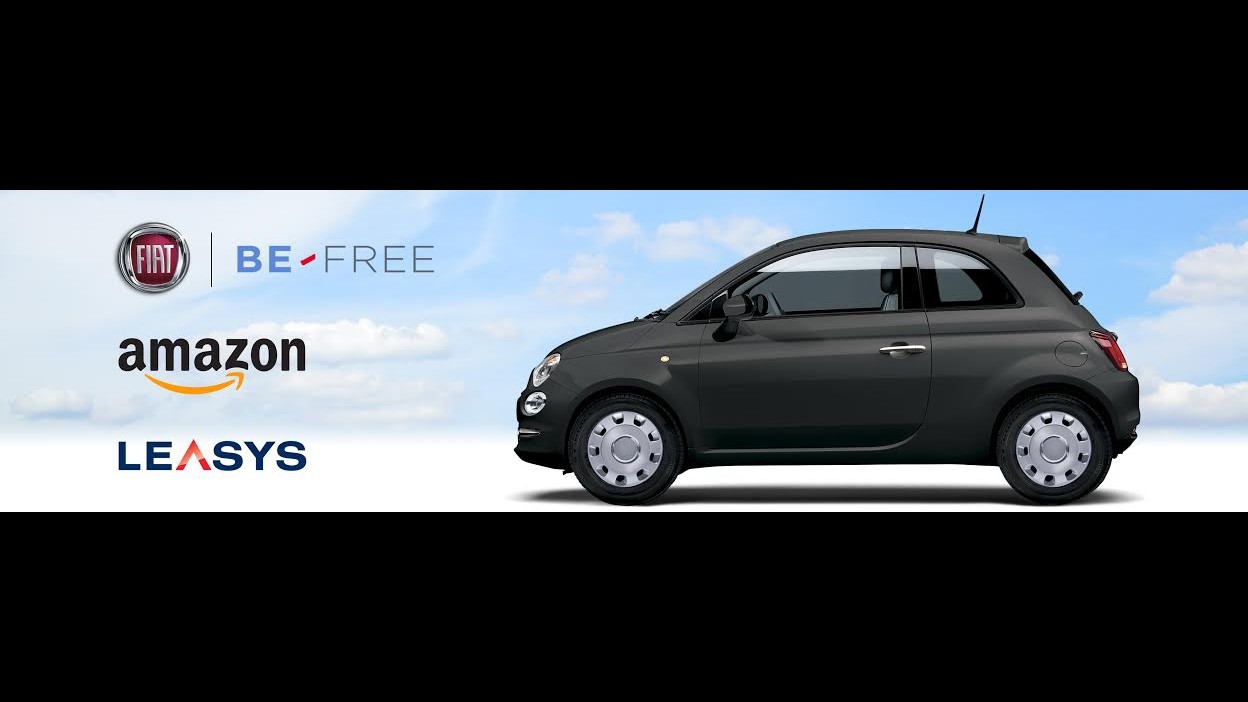 Fca: noleggio a lungo termine per Fiat 500 su Amazon