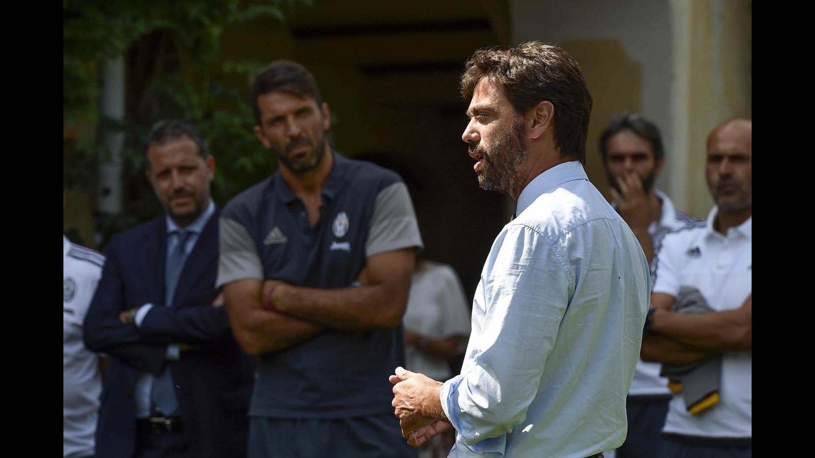 FOTO Juventus, squadra in visita a Villa Agnelli a Villar Perosa