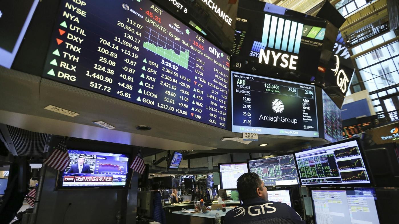 Wall Street chiude in netto ribasso: Dow Jones -1,14%