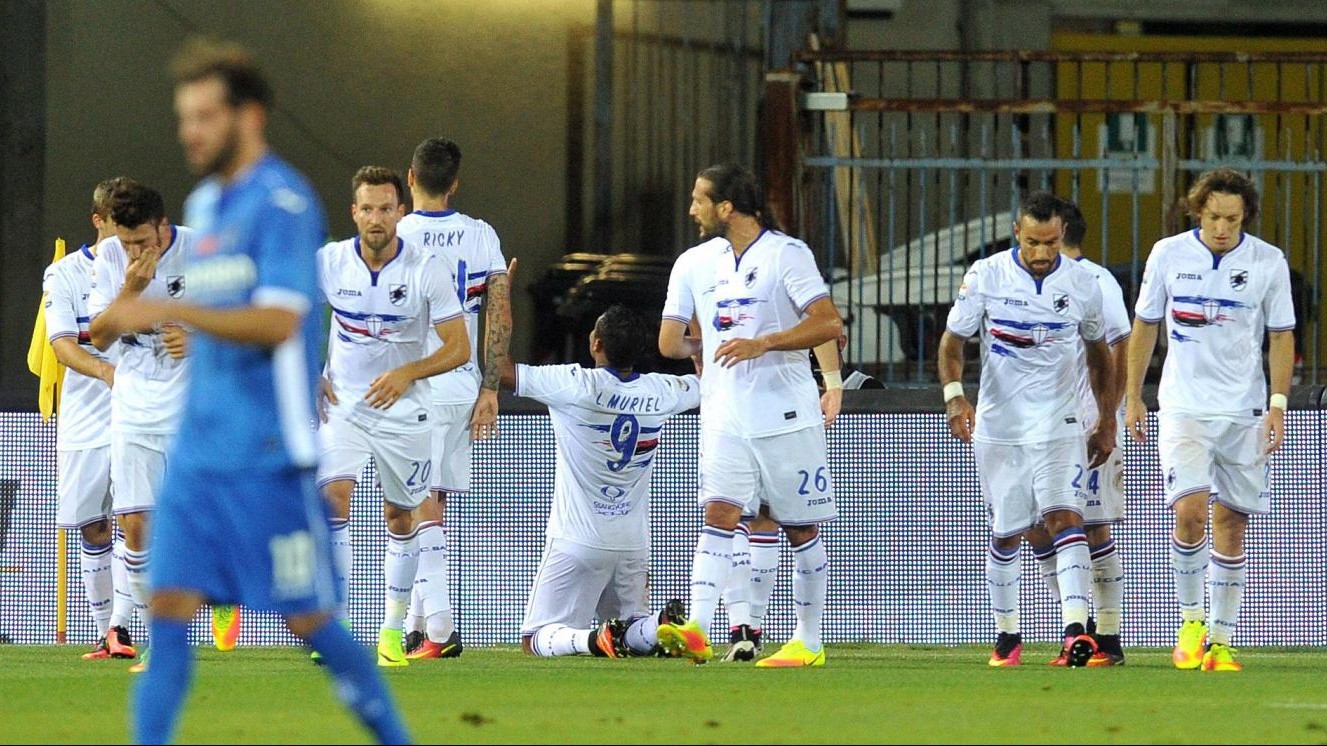 FOTO La Samp vince fuoricasa contro l’Empoli: decide Muriel