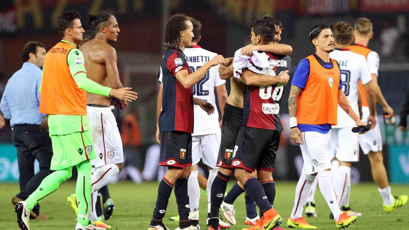 FOTO Il Genoa vince in rimonta con il Cagliari: 3-1
