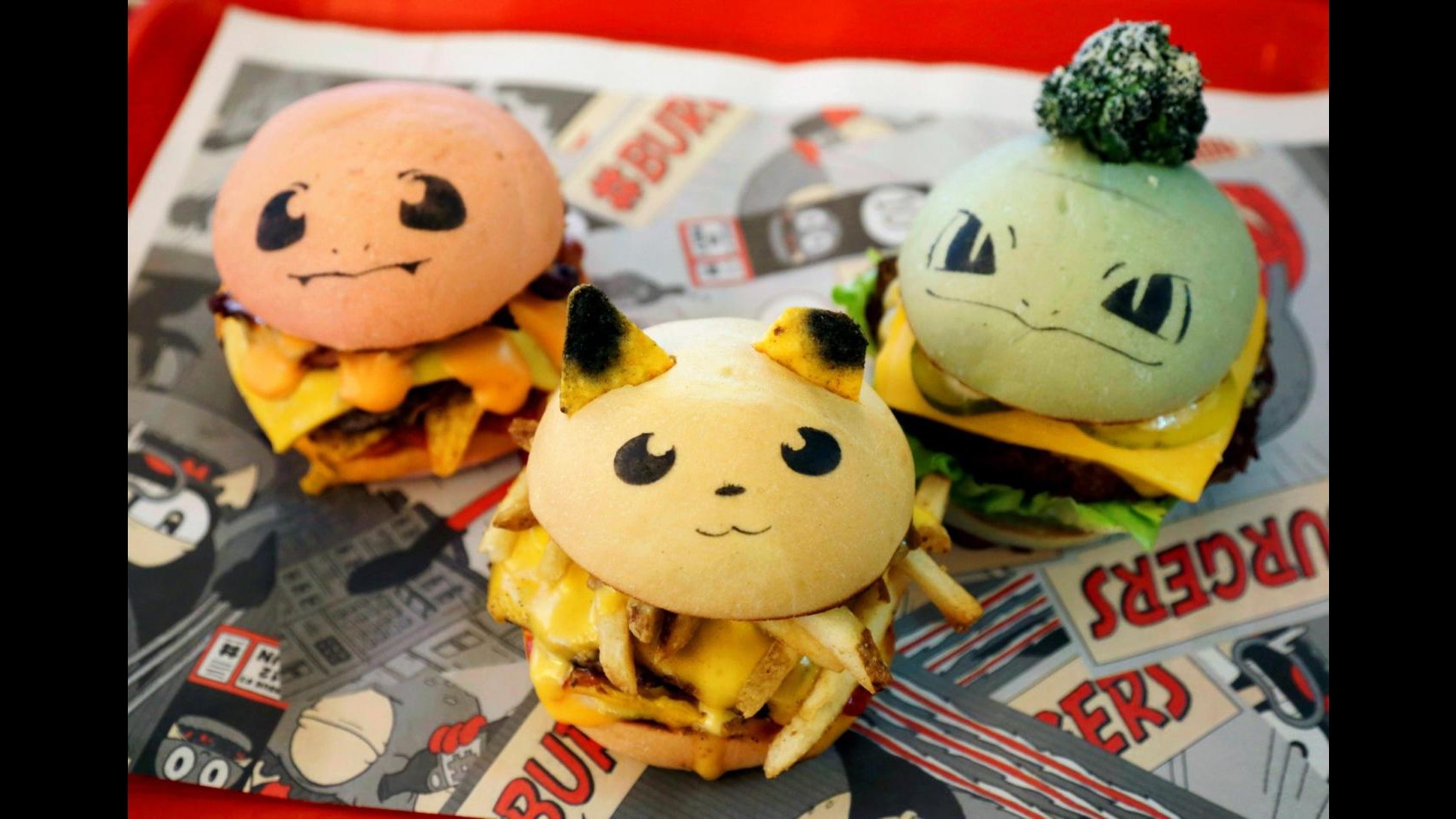 FOTO Sydney, ecco i Pokeburg: gli hamburger di Pikachu