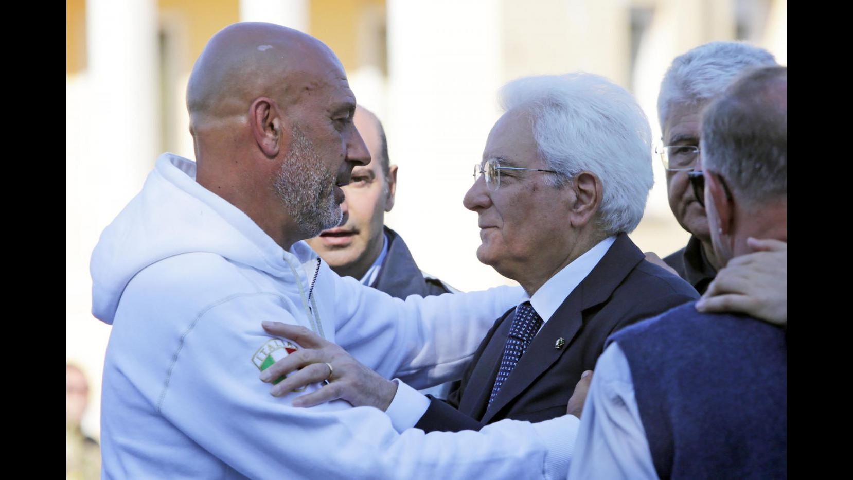 FOTO Terremoto, Mattarella in visita ad Amatrice