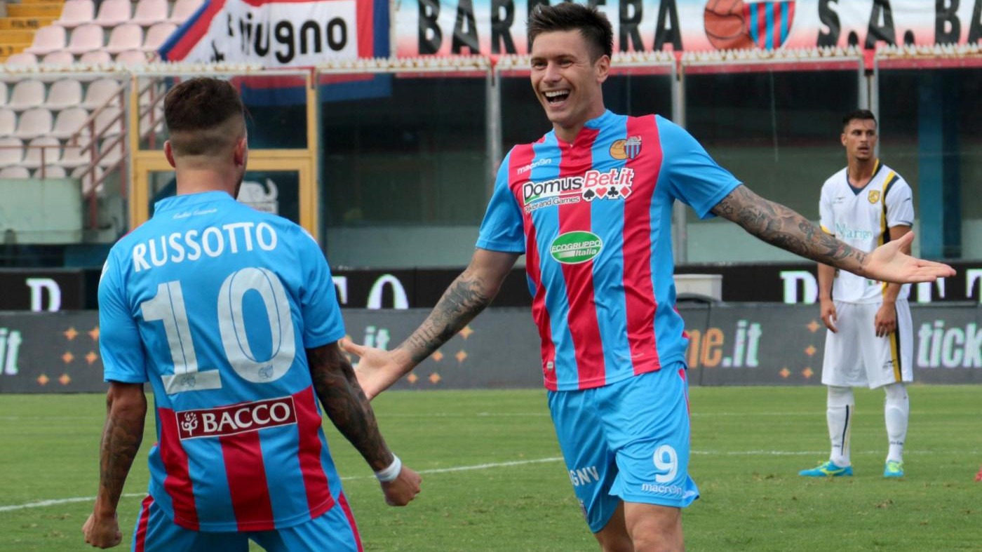 Lega Pro, Catania travolge Juve Stabia 3-1