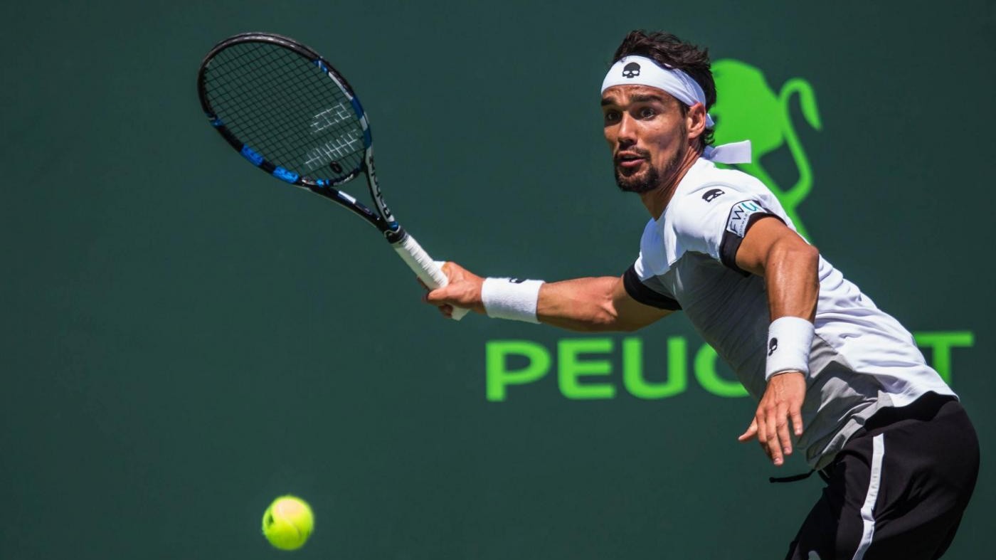 Tennis, Atp Miami: Fognini si qualifica per ottavi