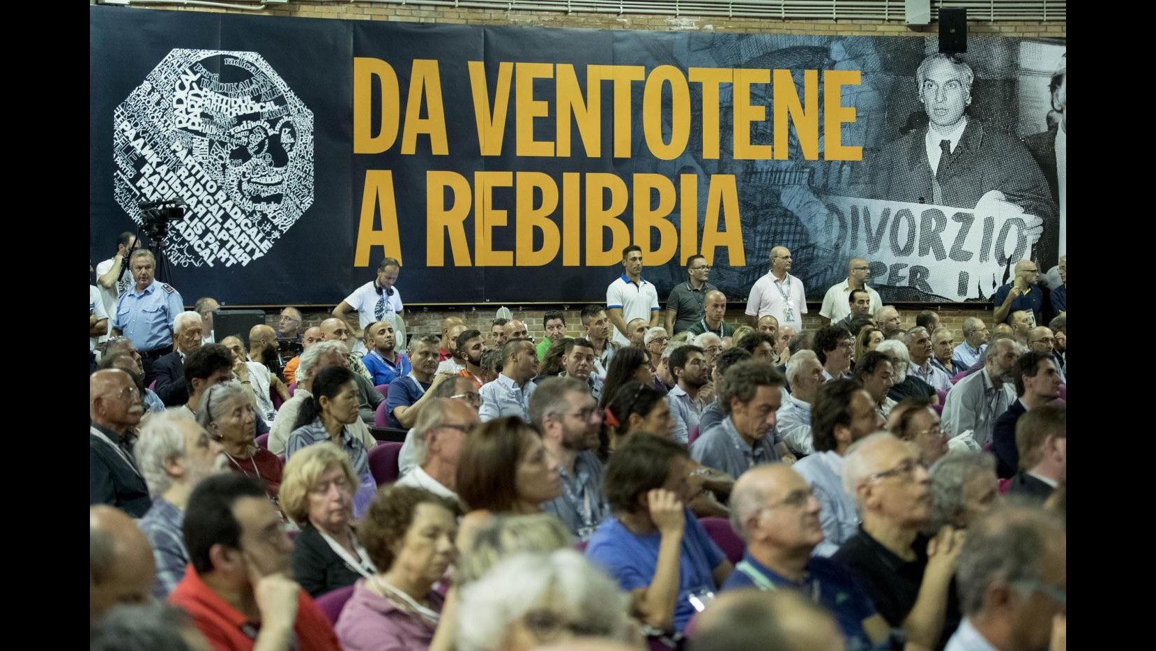 FOTO Rebibbia, congresso Straordinario del Partito Radicale