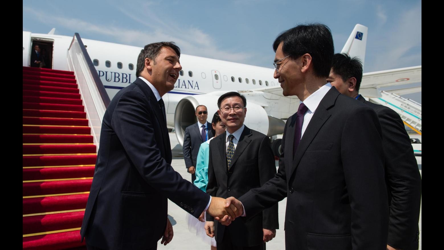 FOTO Cina, il premier Renzi a Hangzhou per il G20