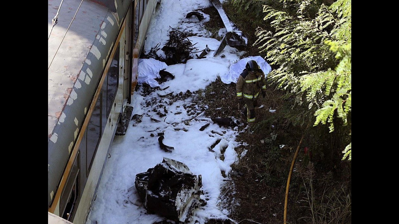 FOTO Deraglia Un Treno In Galizia: Le Immagini Impressionanti - LaPresse