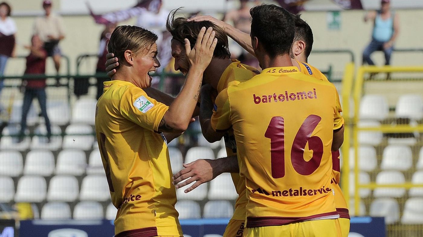 FOTO Pro Vercelli-Cittadella 1-5, veneti a punteggio pieno