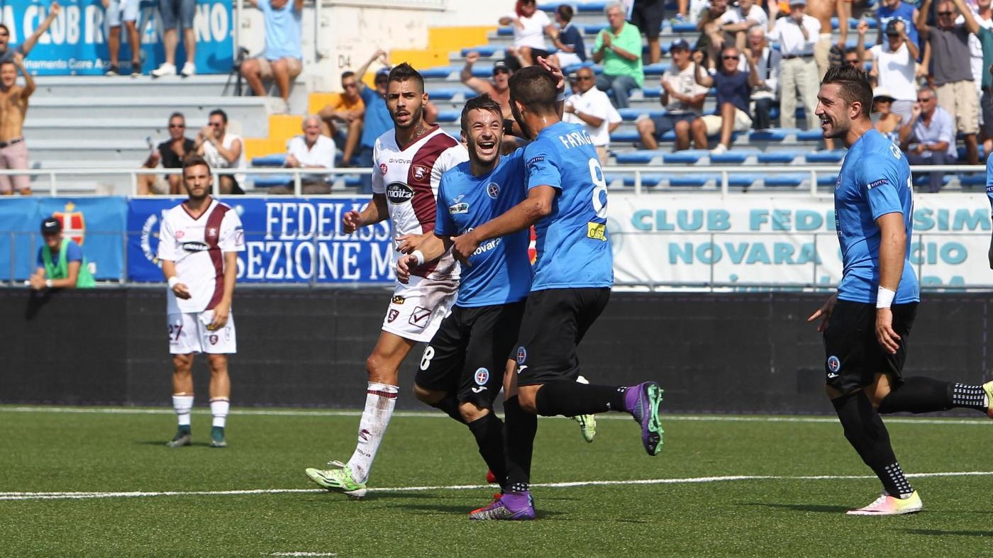 FOTO Novara-Salernitana 1-0, gol di Faragò