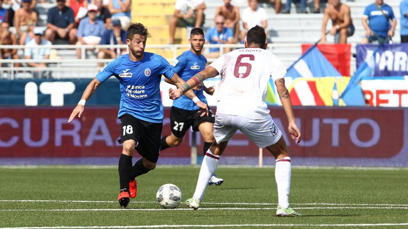 FOTO Novara-Salernitana 1-0, gol di Faragò