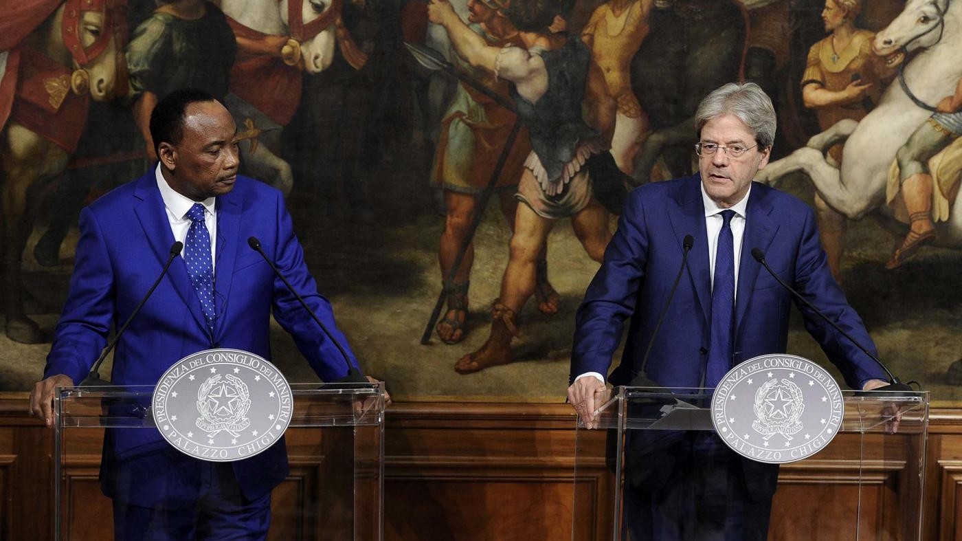 Italia-Niger, Gentiloni: Intesa per diminuire flussi migratori