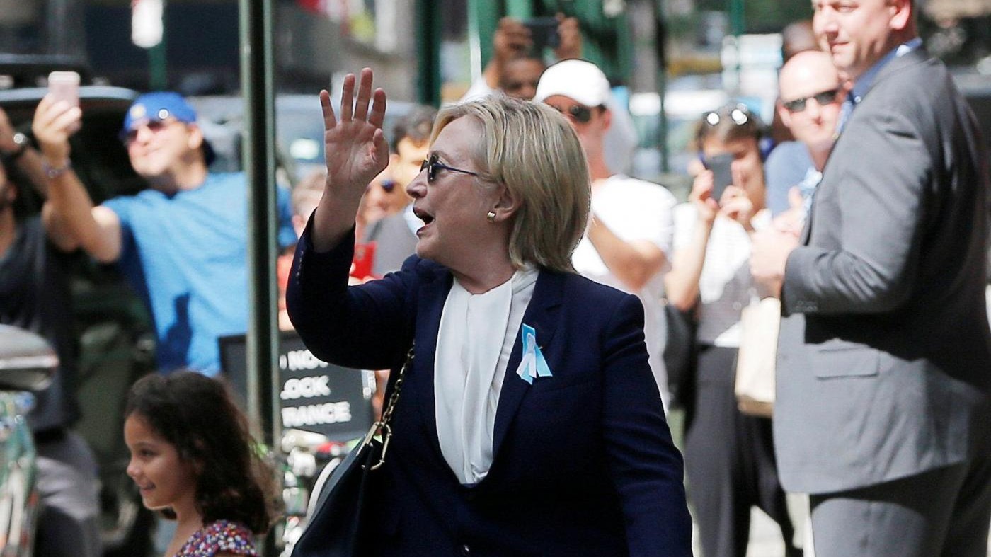 FOTO Hillary Clinton dopo il malore